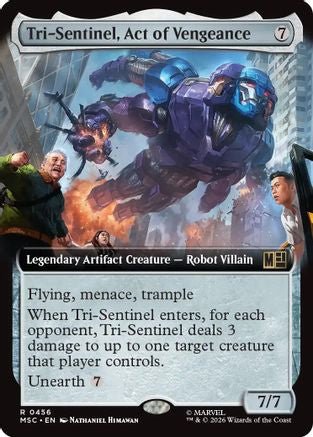 Tri-Sentinel, Act of Vengeance (Extended Art) (MSC-456) (Foil)