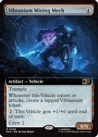Vibranium Mining Mech (Extended Art) (MSC-458) (Foil)