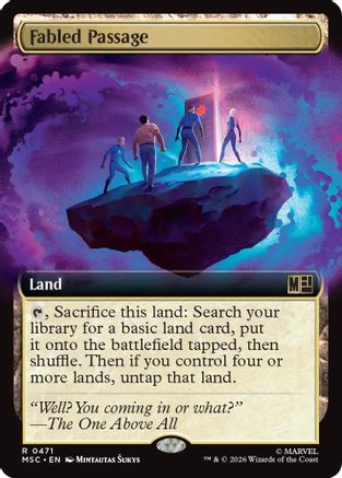 Fabled Passage (Extended Art) (MSC-471) (Foil)