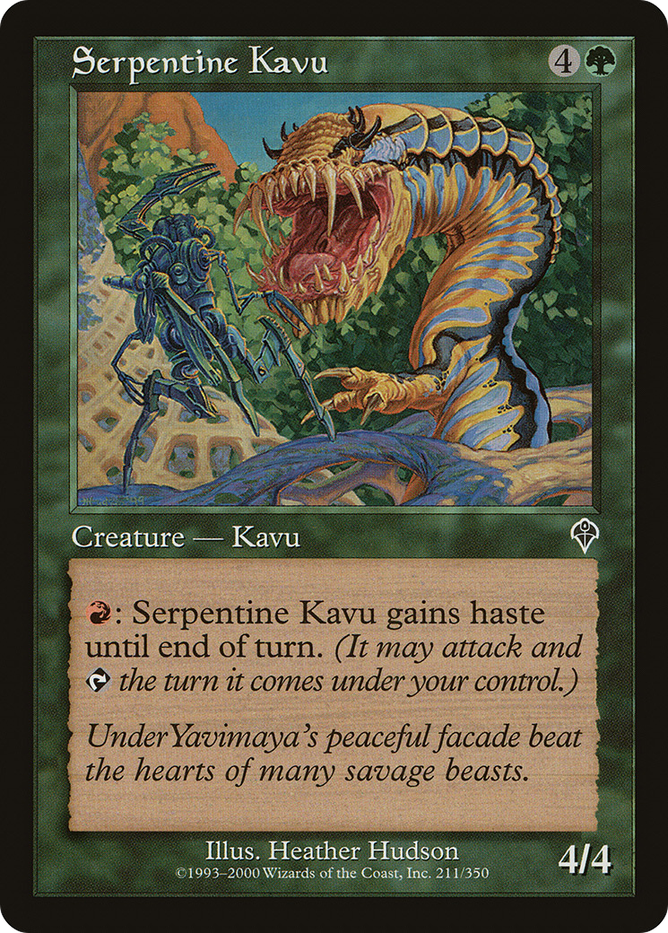 Serpentine Kavu (INV-211) (Foil)