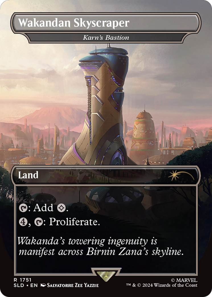 Wakandan Skyscraper / Karn's Bastion (SLD-1751) (Borderless)