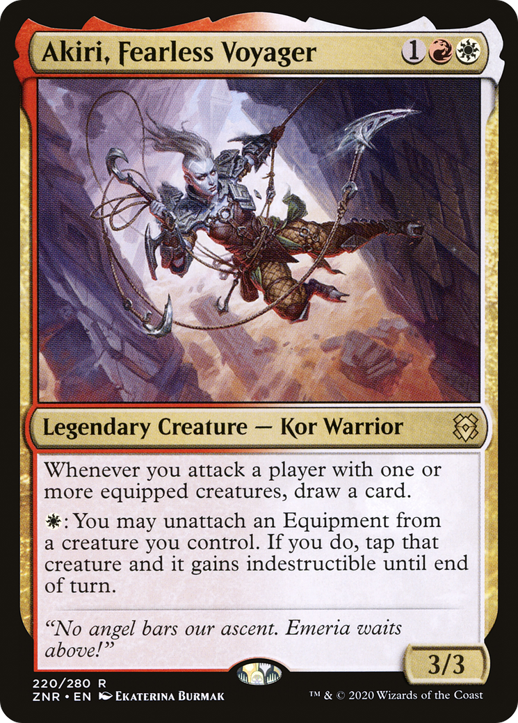 Akiri, Fearless Voyager (ZNR-220) (Foil)