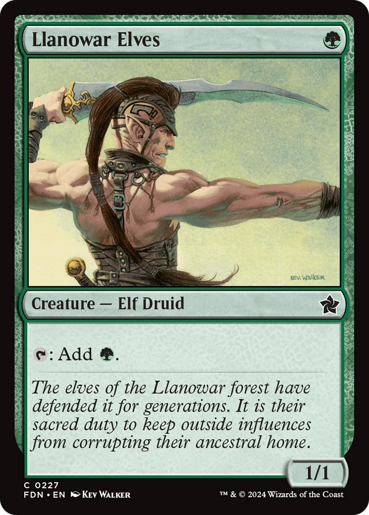 Llanowar Elves (FDN-227)