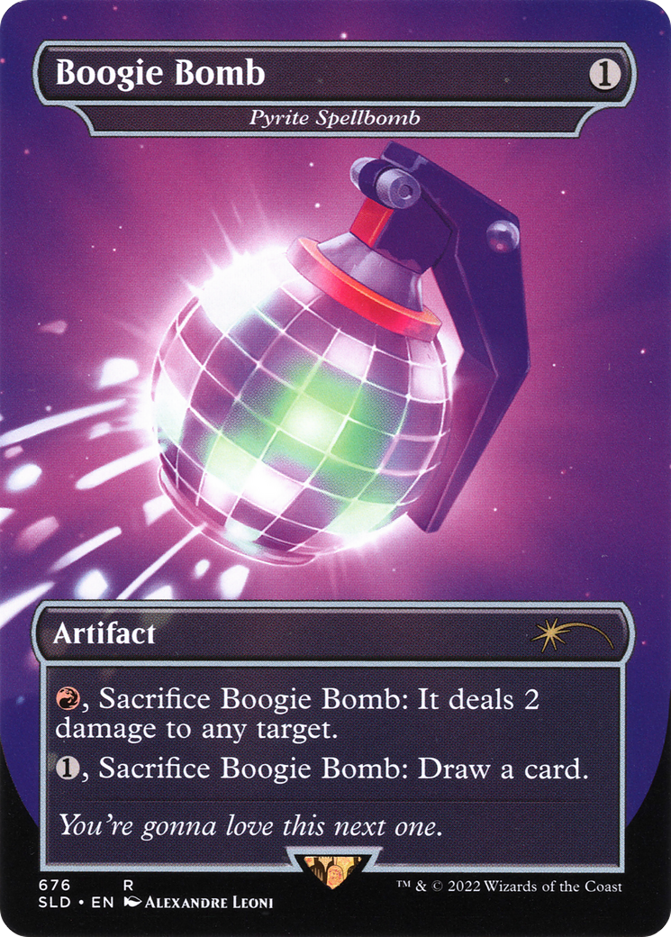 Boogie Bomb / Pyrite Spellbomb (SLD-676) (Borderless) (Foil)