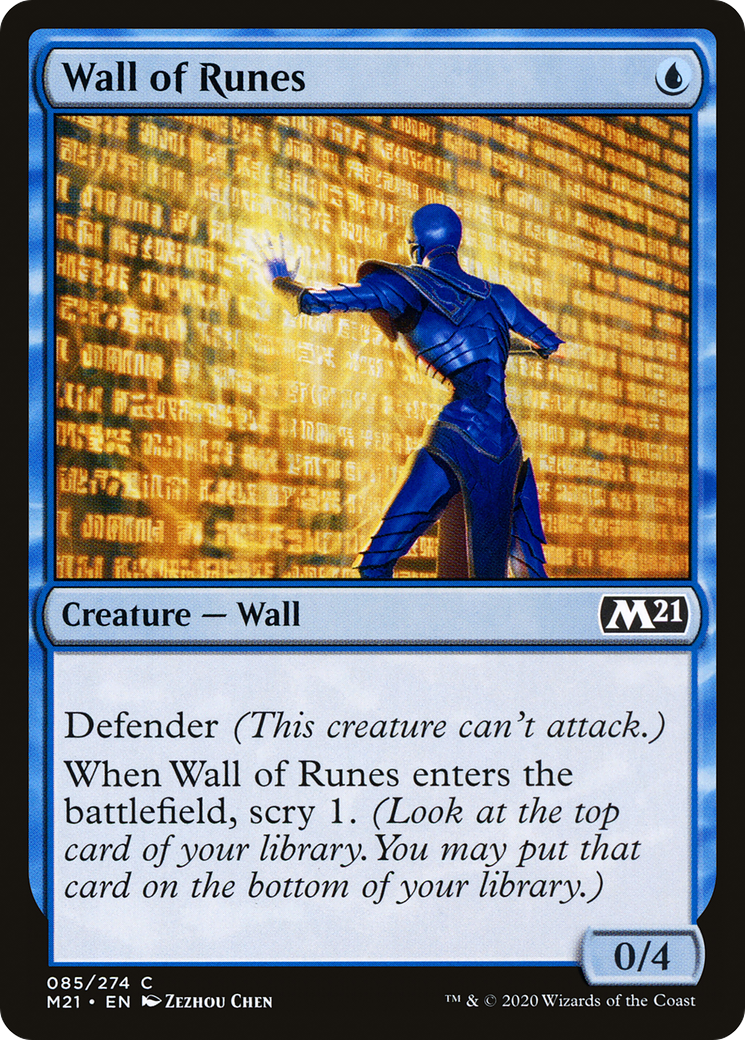 Wall of Runes (M21-085) (Foil)