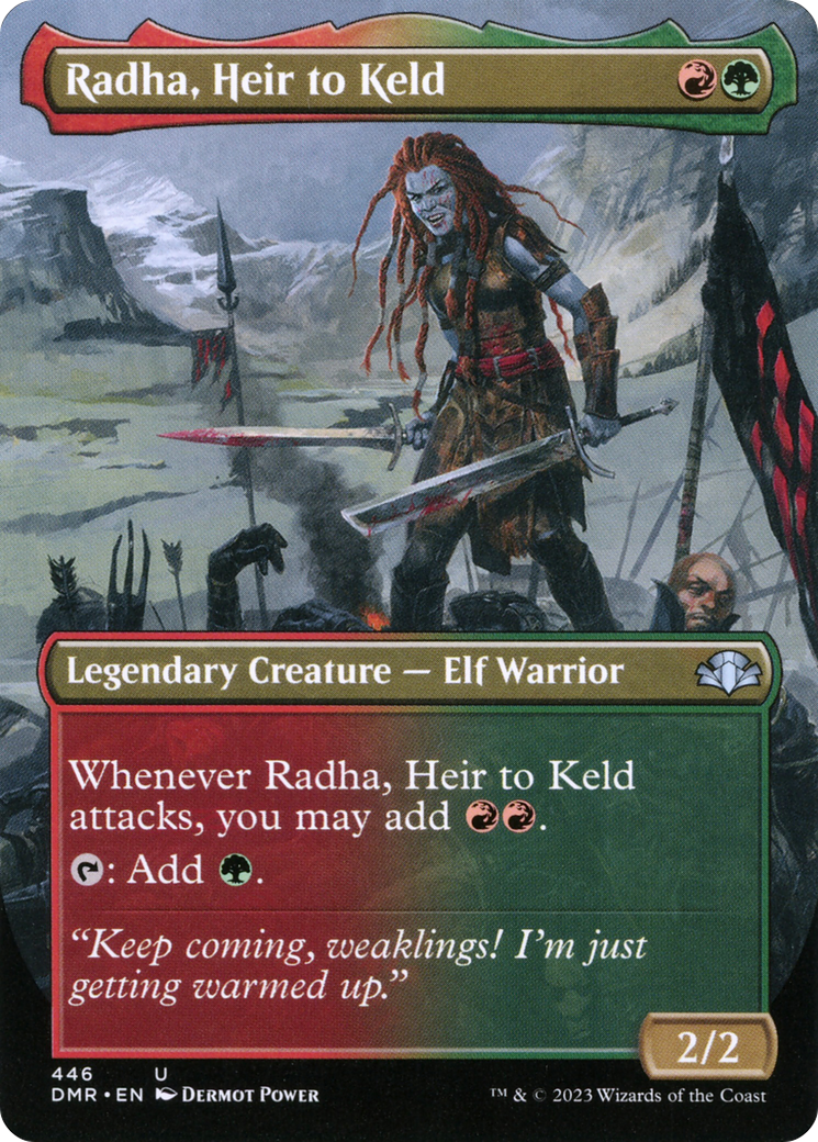 Radha, Heir to Keld (DMR-446) (Borderless) (Foil)