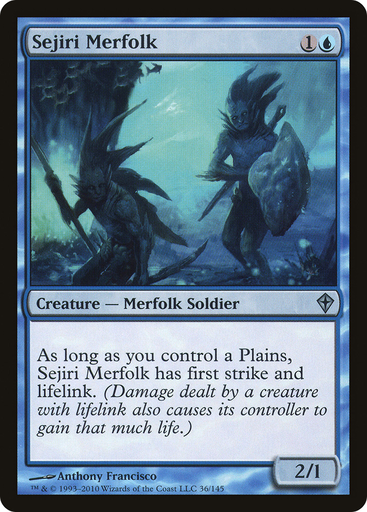 Sejiri Merfolk (WWK-036) (Foil)