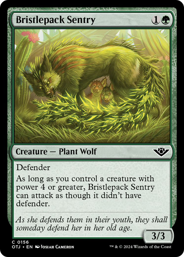 Bristlepack Sentry (OTJ-156) (Foil)