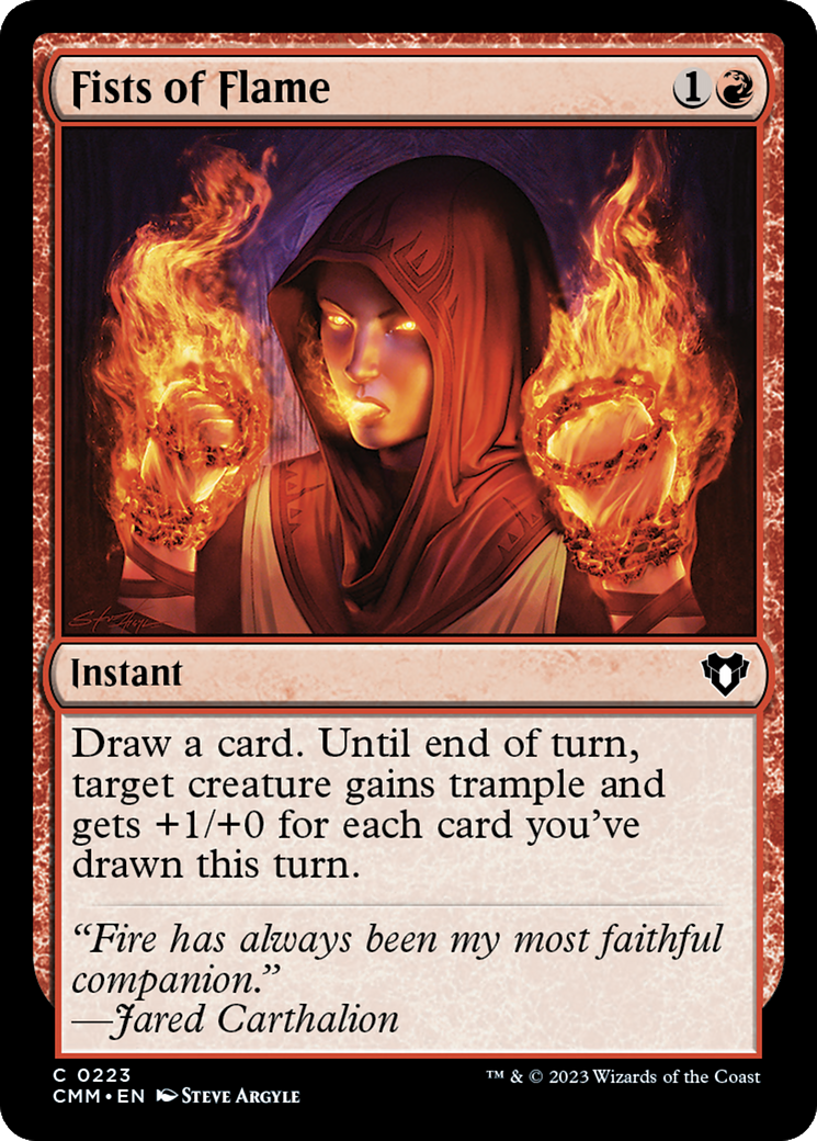 Fists of Flame (CMM-223) (Foil)