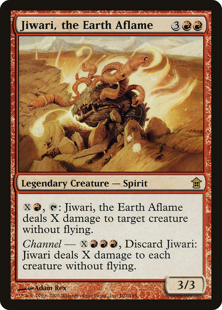 Jiwari, the Earth Aflame (SOK-107) (Foil)