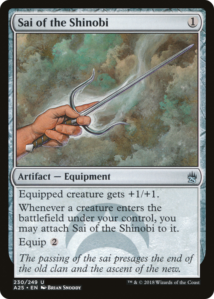 Sai of the Shinobi (A25-230)