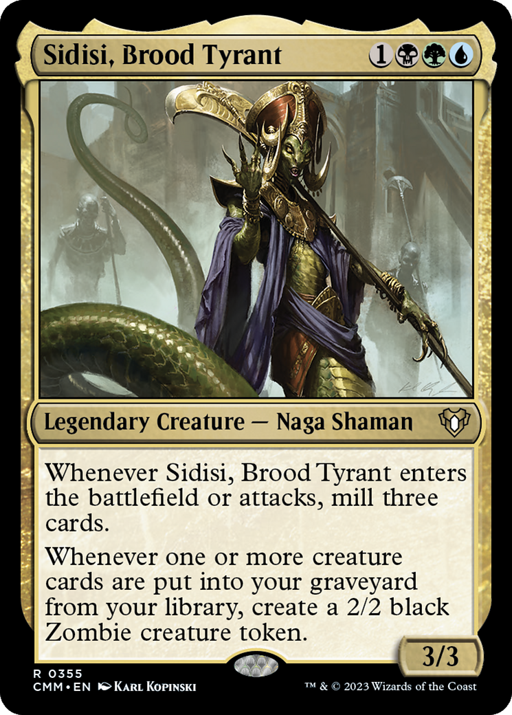 Sidisi, Brood Tyrant (CMM-355) (Foil)
