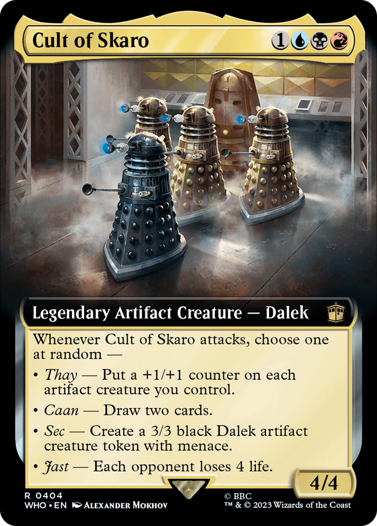 Cult of Skaro (WHO-404) (Extended Art) (Foil)