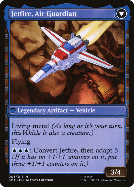 Jetfire, Ingenious Scientist // Jetfire, Air Guardian (BOT-003) (Foil)