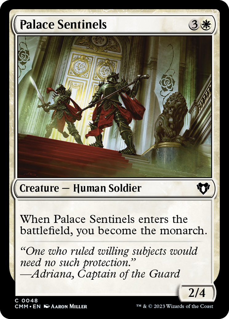 Palace Sentinels (CMM-048) (Foil)