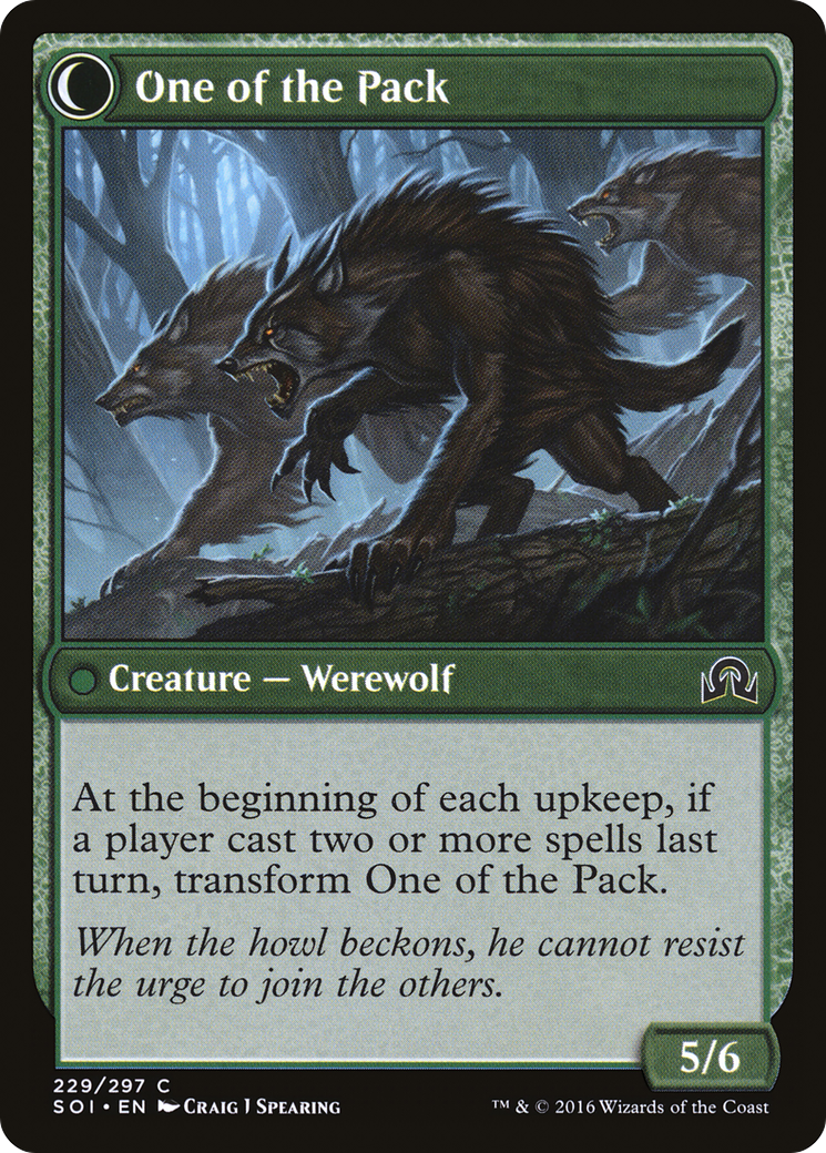 Solitary Hunter // One of the Pack (SOI-229)