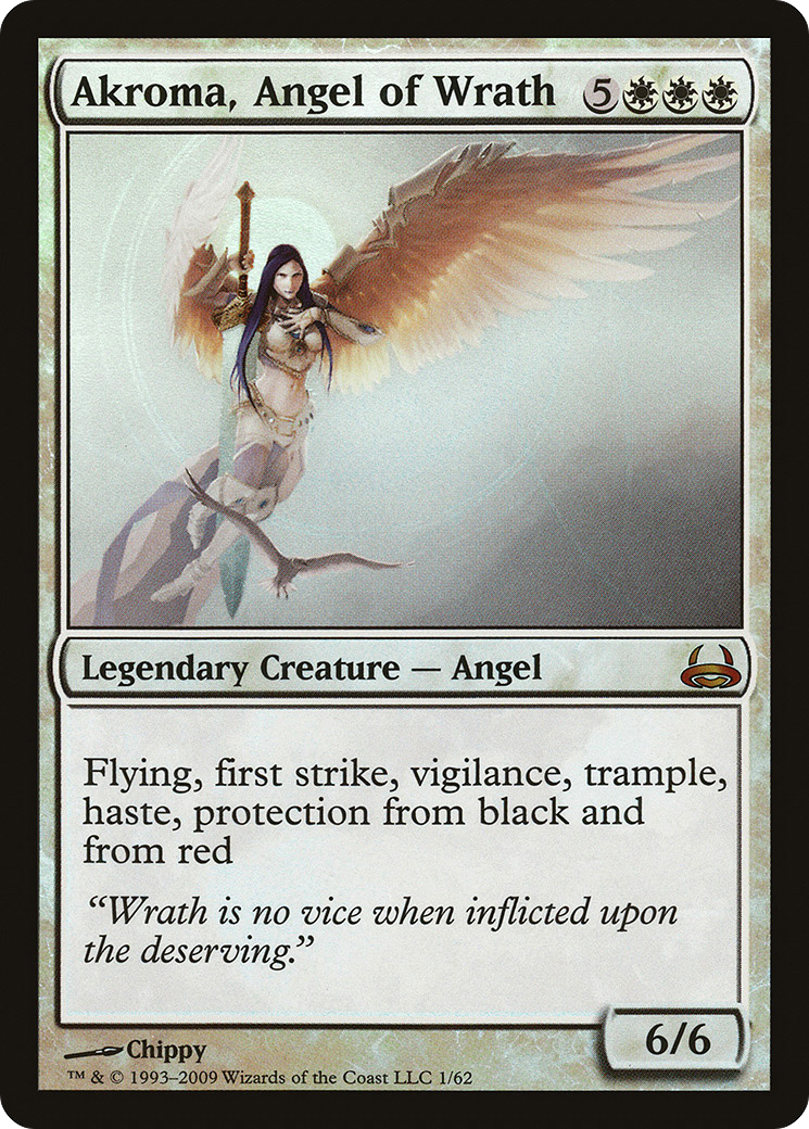 Akroma, Angel of Wrath (DDC-001) (Foil)