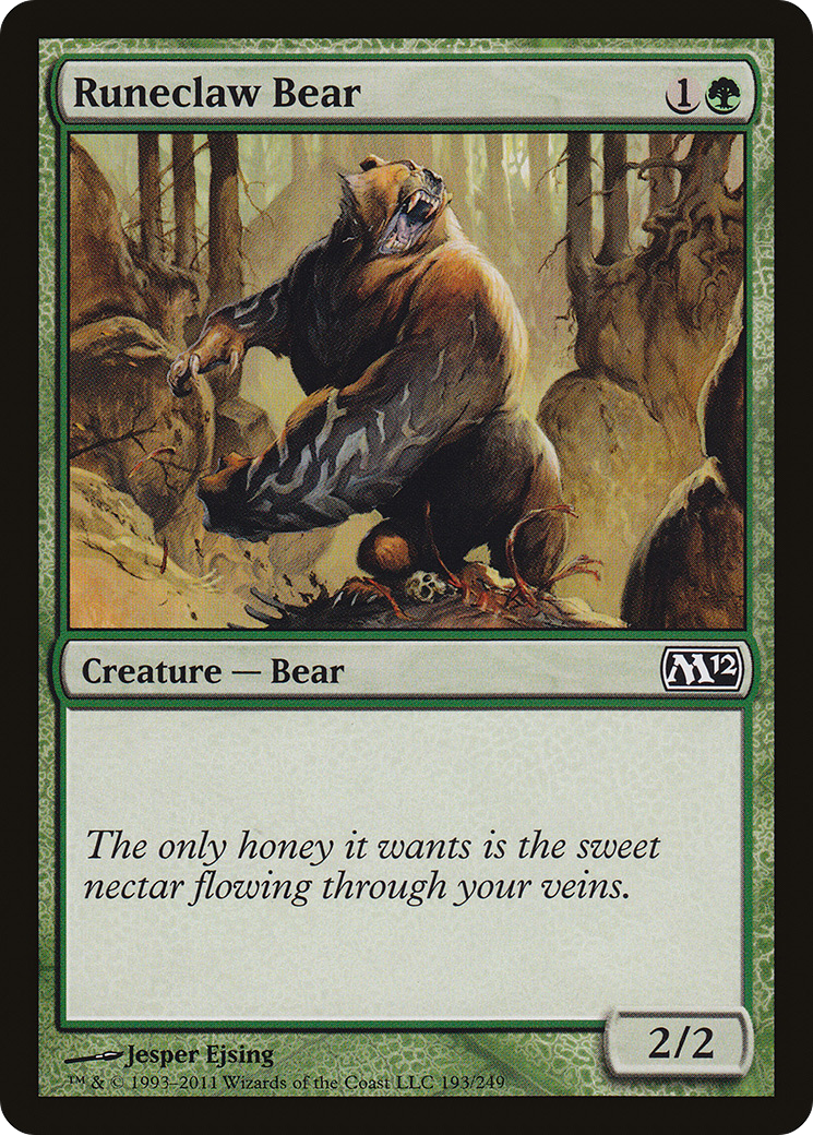 Runeclaw Bear (M12-193) (Foil)