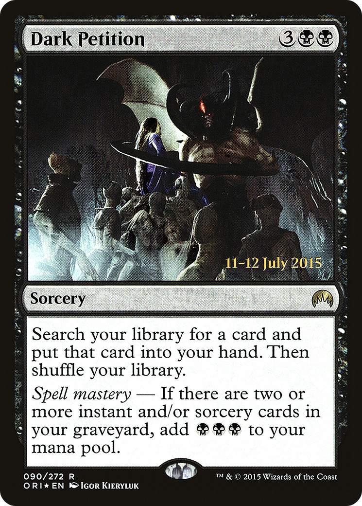 Dark Petition (PRE-90S) (Foil)