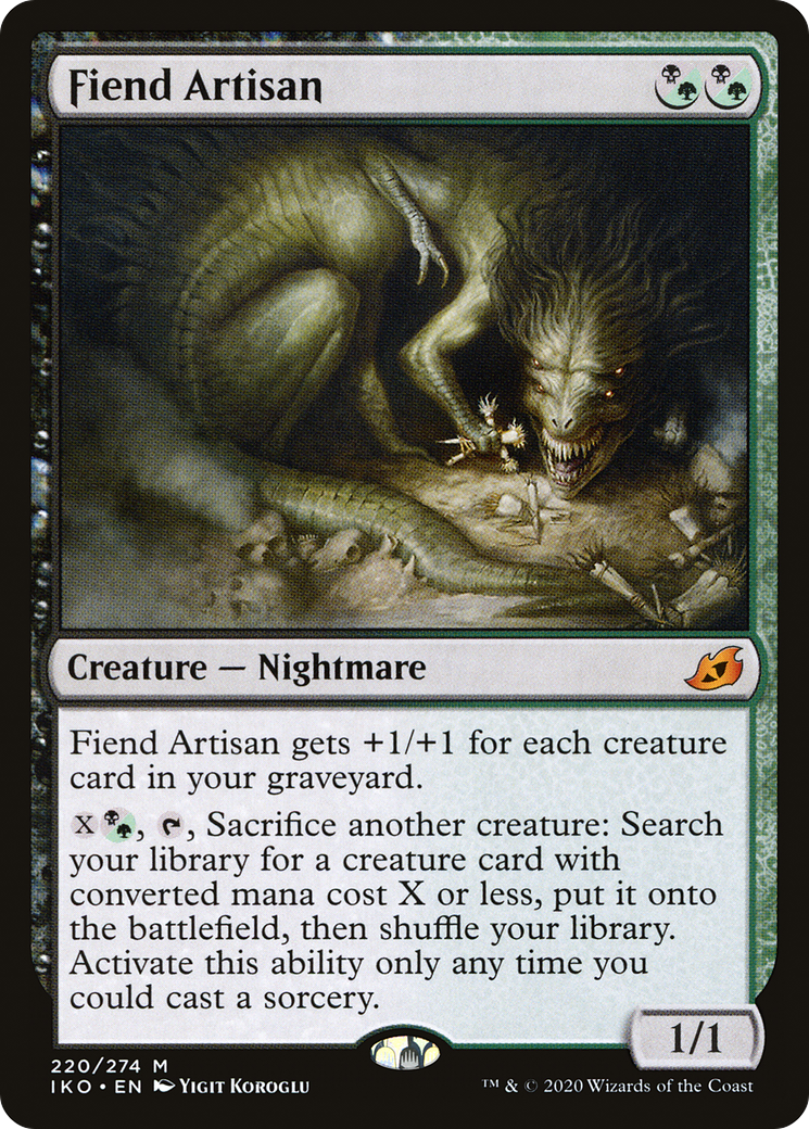 Fiend Artisan (IKO-220) (Foil)