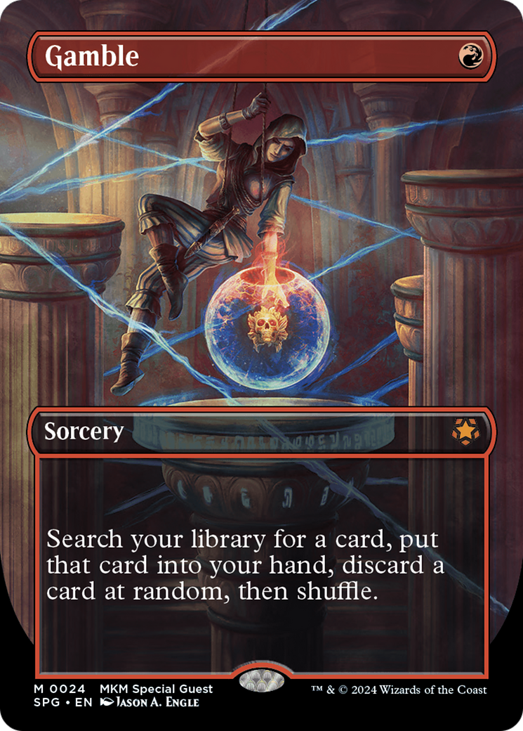 Gamble (SPG-024) (Borderless) (Foil)