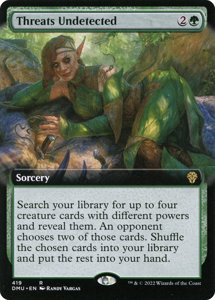 Threats Undetected (DMU-419) (Extended Art) (Foil)
