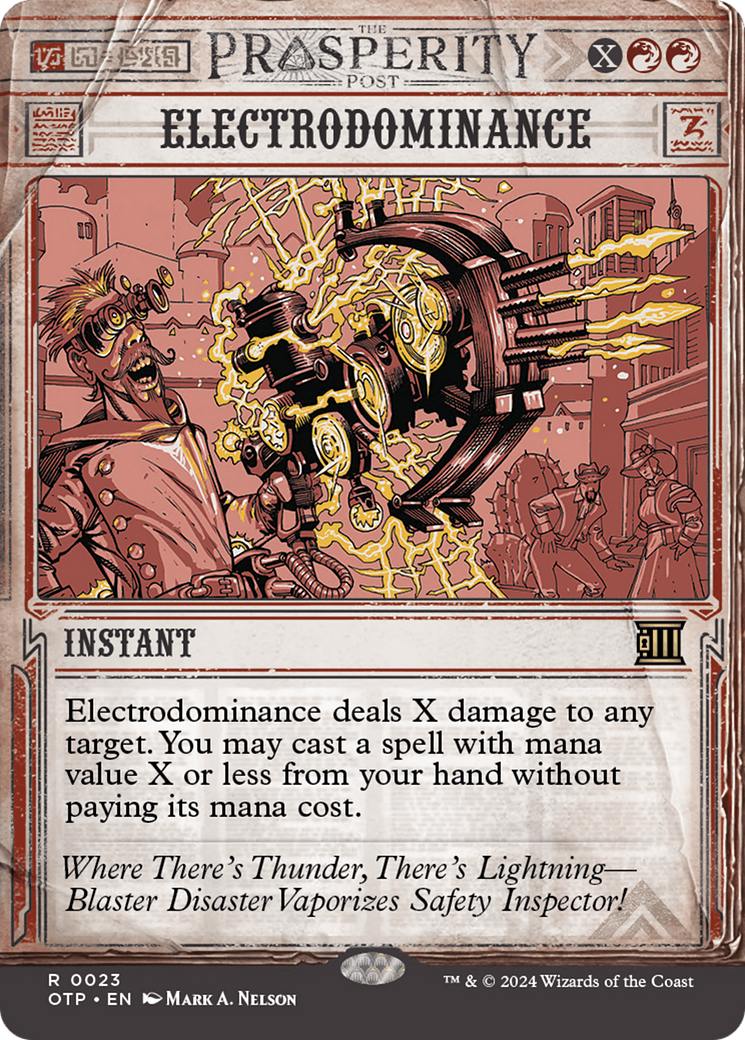 Electrodominance (OTP-023) (Showcase) (Borderless) (Foil)