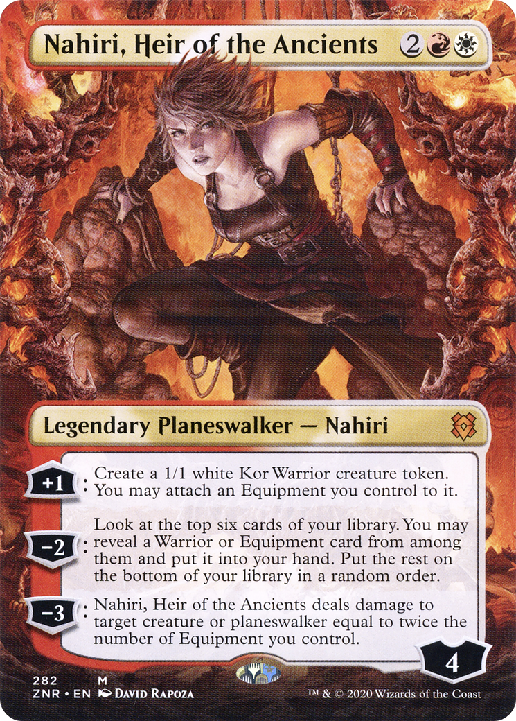 Nahiri, Heir of the Ancients (ZNR-282) (Borderless)