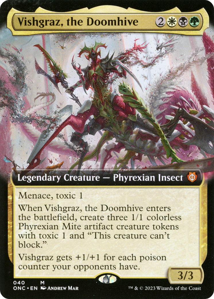 Vishgraz, the Doomhive (ONC-040) (Extended Art)