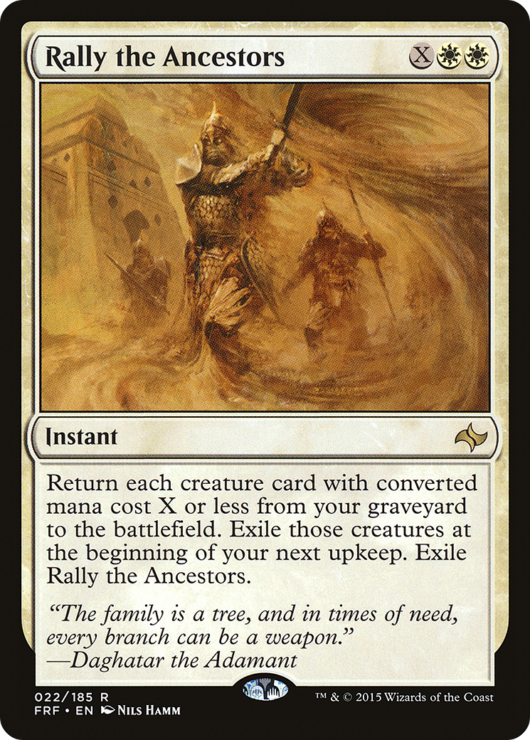 Rally the Ancestors (FRF-022) (Foil)