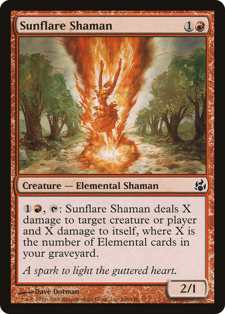 Sunflare Shaman (MOR-108) (Foil)
