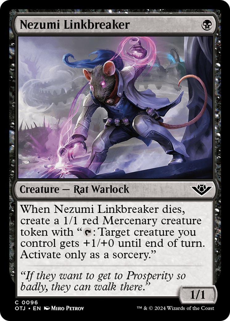 Nezumi Linkbreaker (OTJ-096) (Foil)