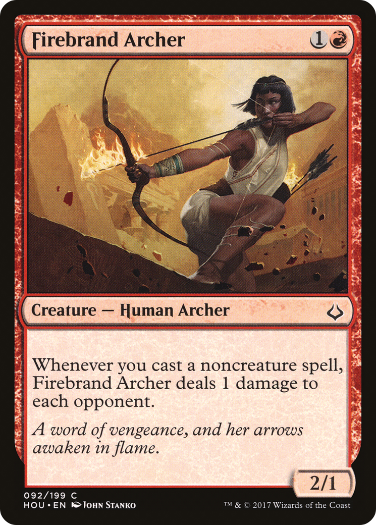Firebrand Archer (HOU-092) (Foil)