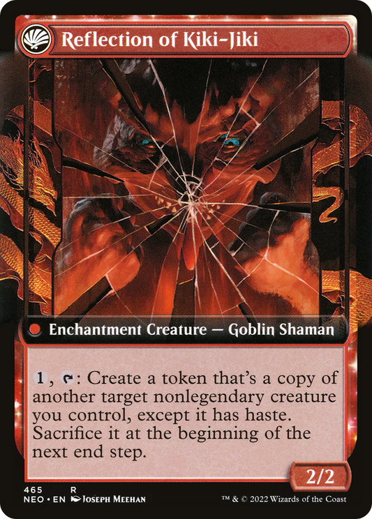 Fable of the Mirror-Breaker // Reflection of Kiki-Jiki (NEO-465) (Extended Art) (Foil)
