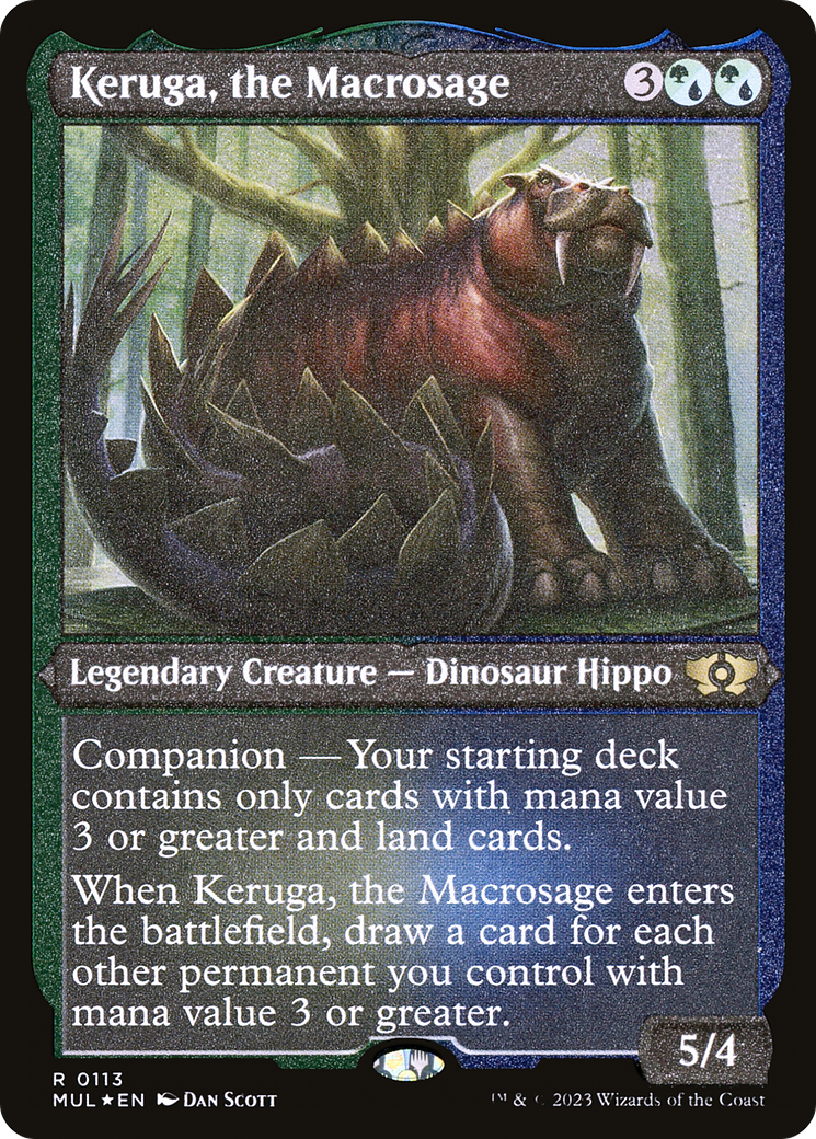 Keruga, the Macrosage (MUL-113) (Etched Foil)