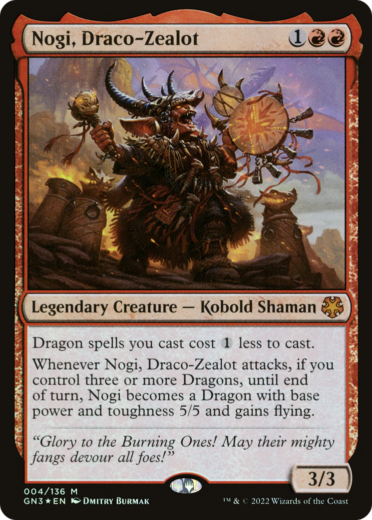 Nogi, Draco-Zealot (GN3-004) (Foil)
