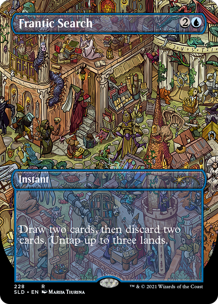 Frantic Search (SLD-228) (Borderless) (Foil)