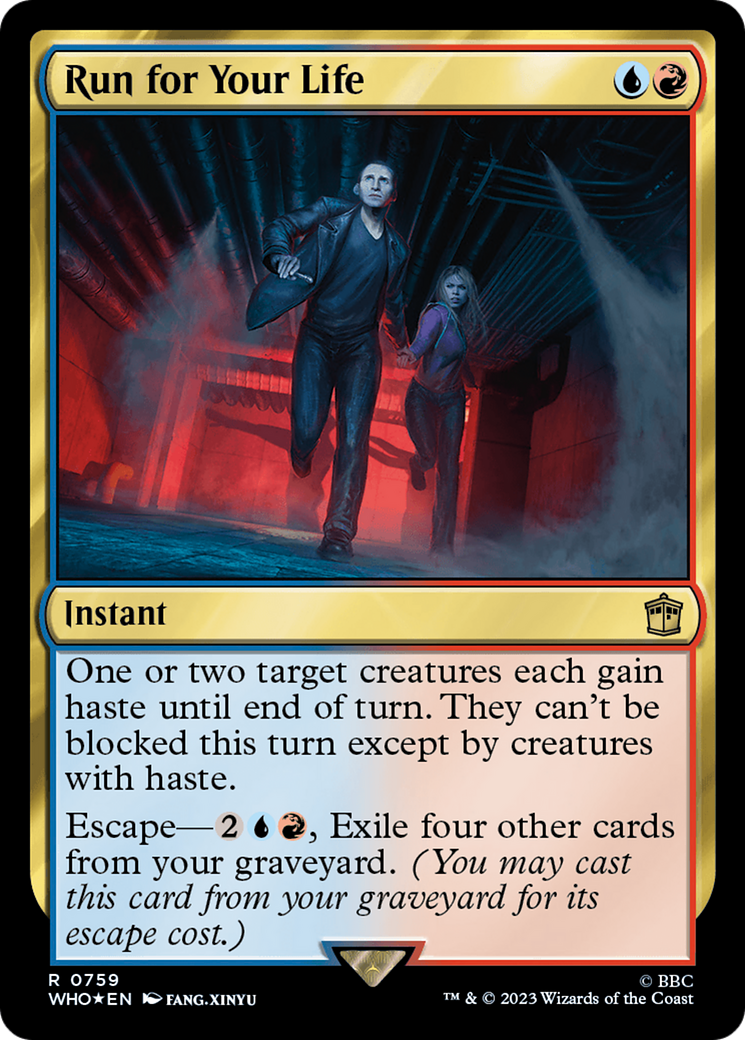 Run for Your Life (WHO-759) (Surge Foil)