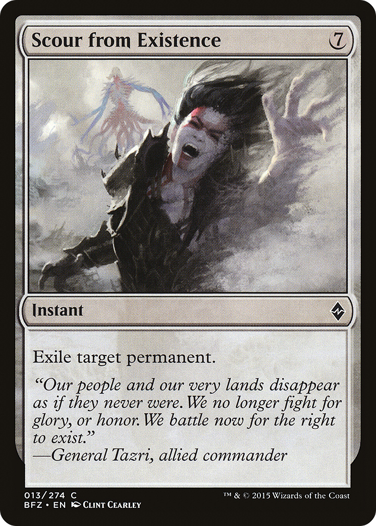 Scour from Existence (BFZ-013)