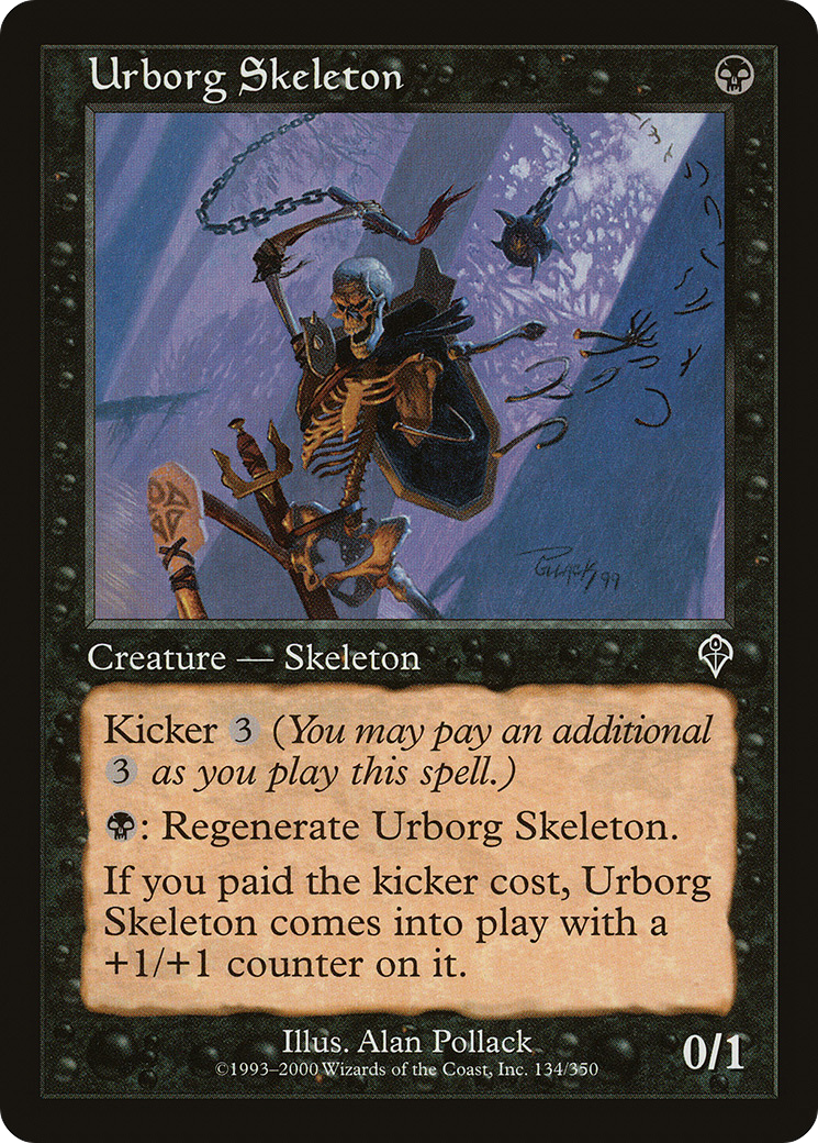 Urborg Skeleton (INV-134) (Foil)