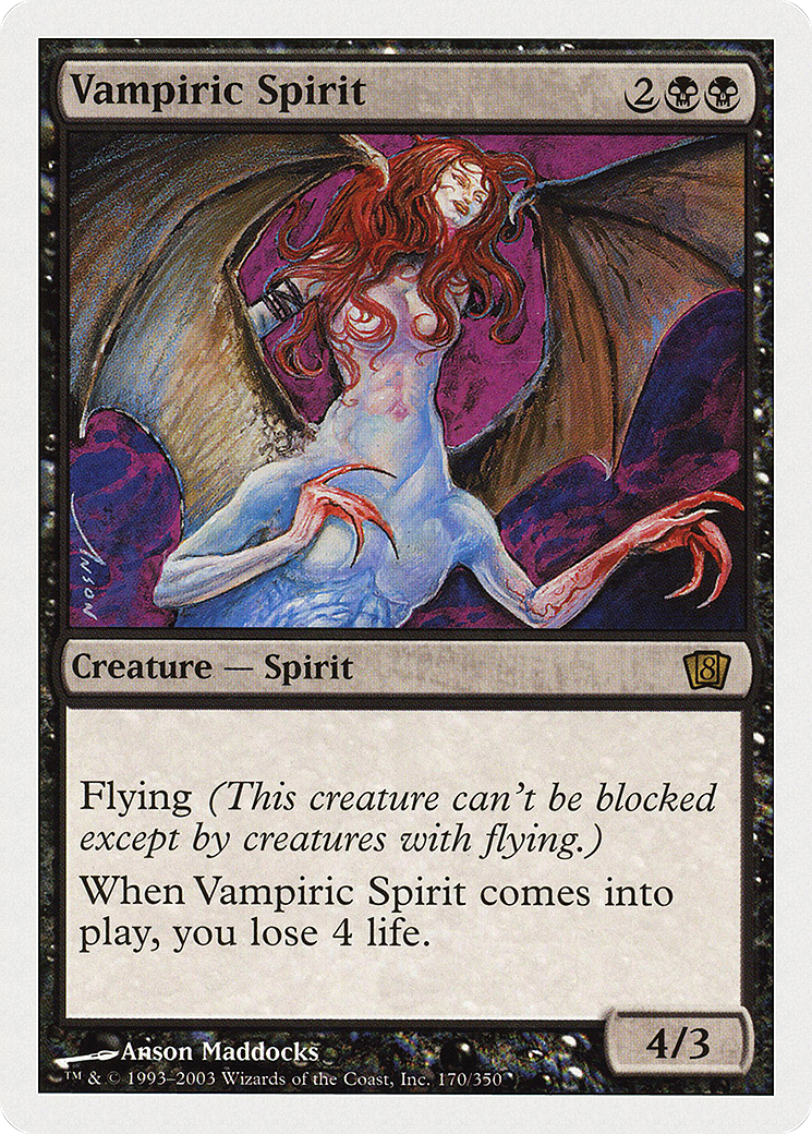 Vampiric Spirit (8ED-170★) (Foil)