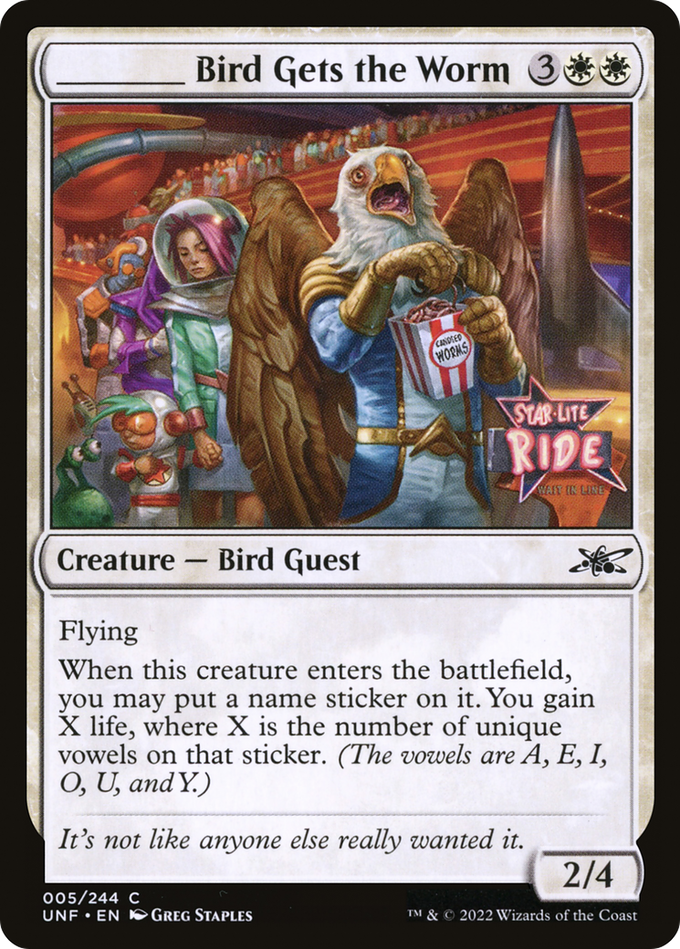 _____ Bird Gets the Worm (UNF-005)