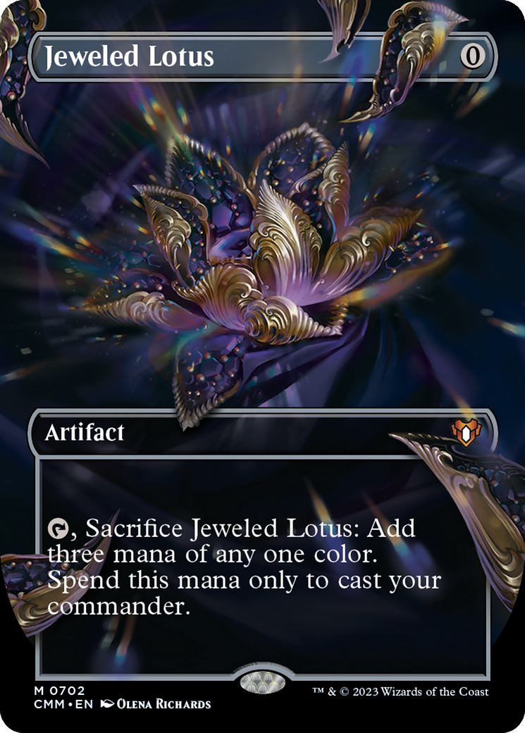 Jeweled Lotus (CMM-702) (Borderless) (Foil)