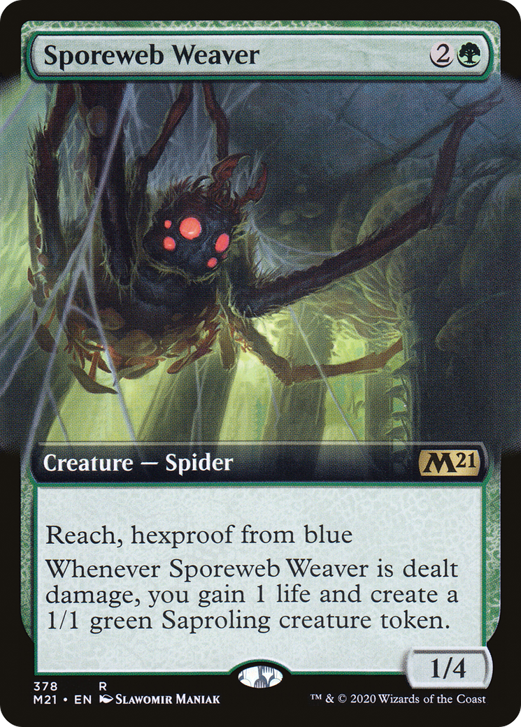 Sporeweb Weaver (M21-378) (Extended Art)