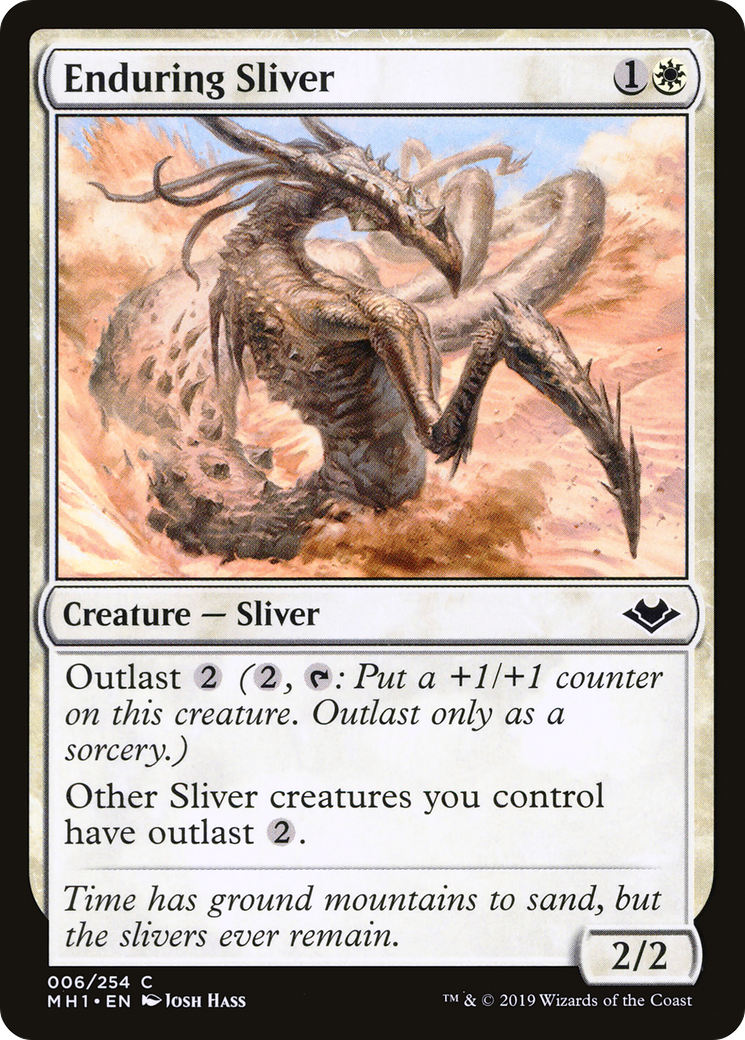 Enduring Sliver (MH1-006) (Foil)
