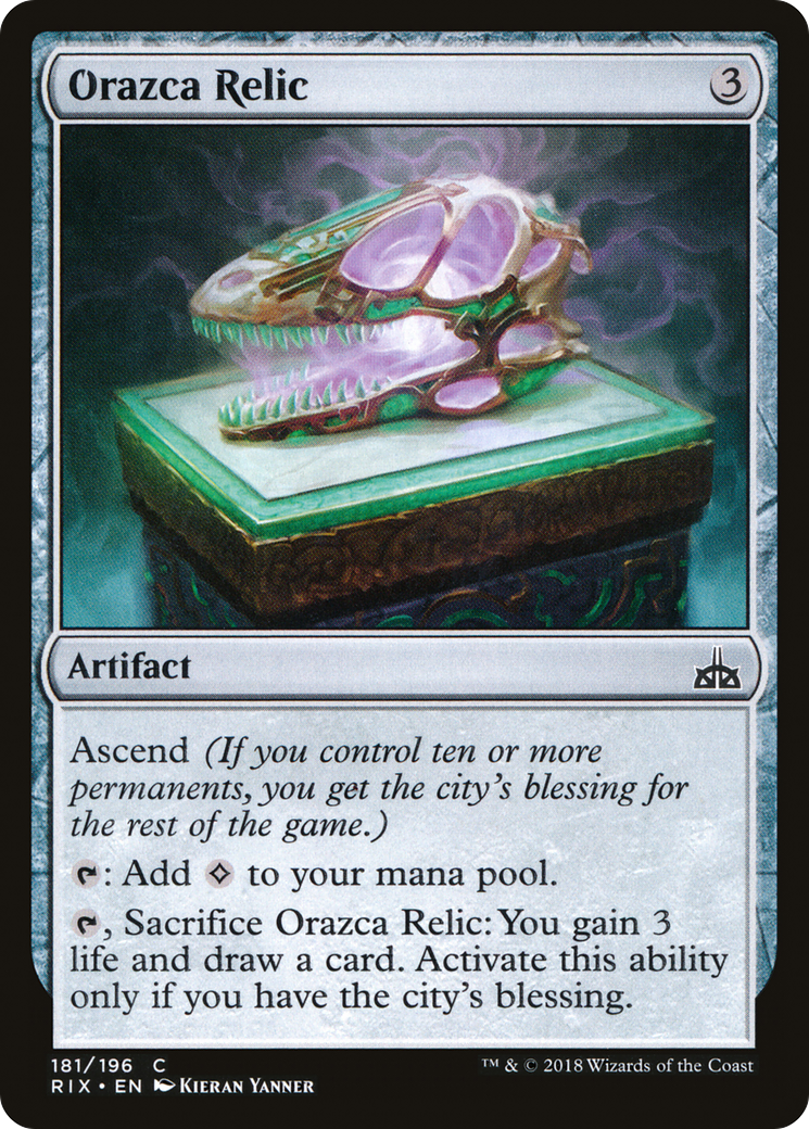 Orazca Relic (RIX-181) (Foil)
