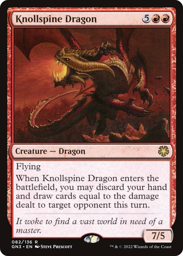 Knollspine Dragon (GN3-082)