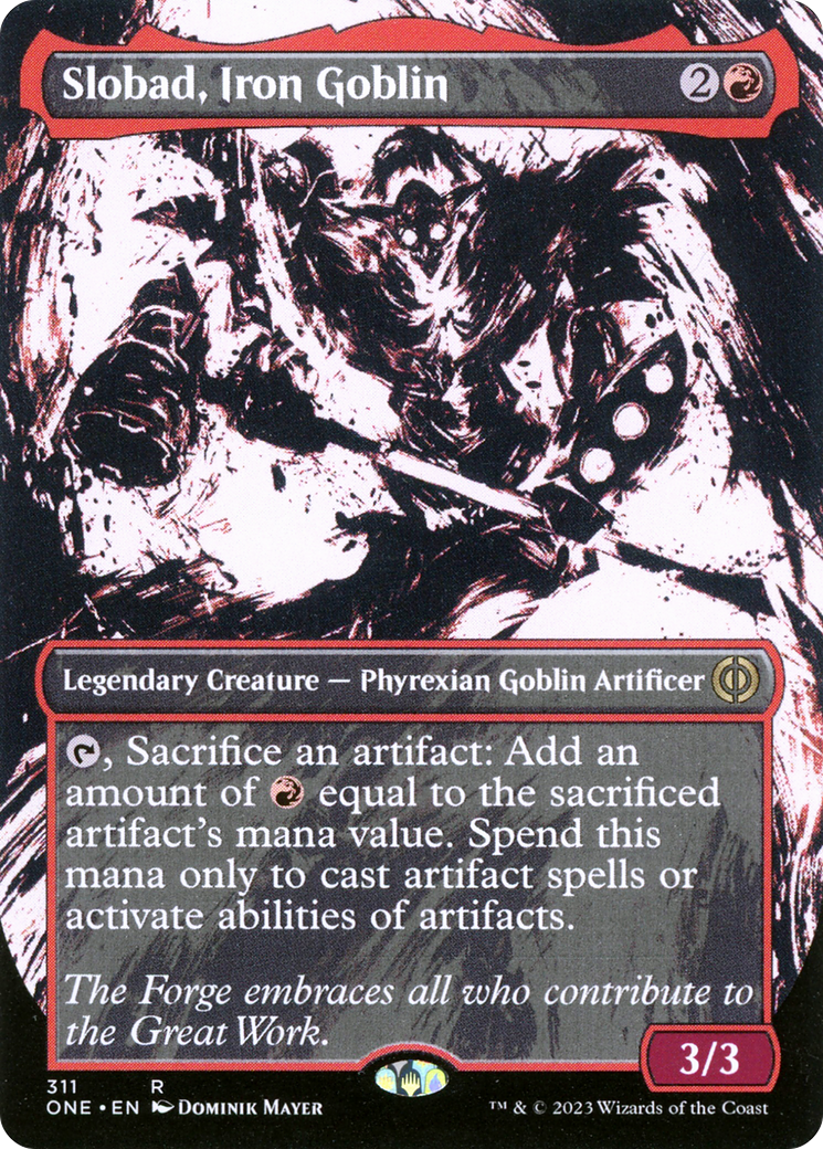 Slobad, Iron Goblin (ONE-311) (Showcase) (Borderless) (Foil)