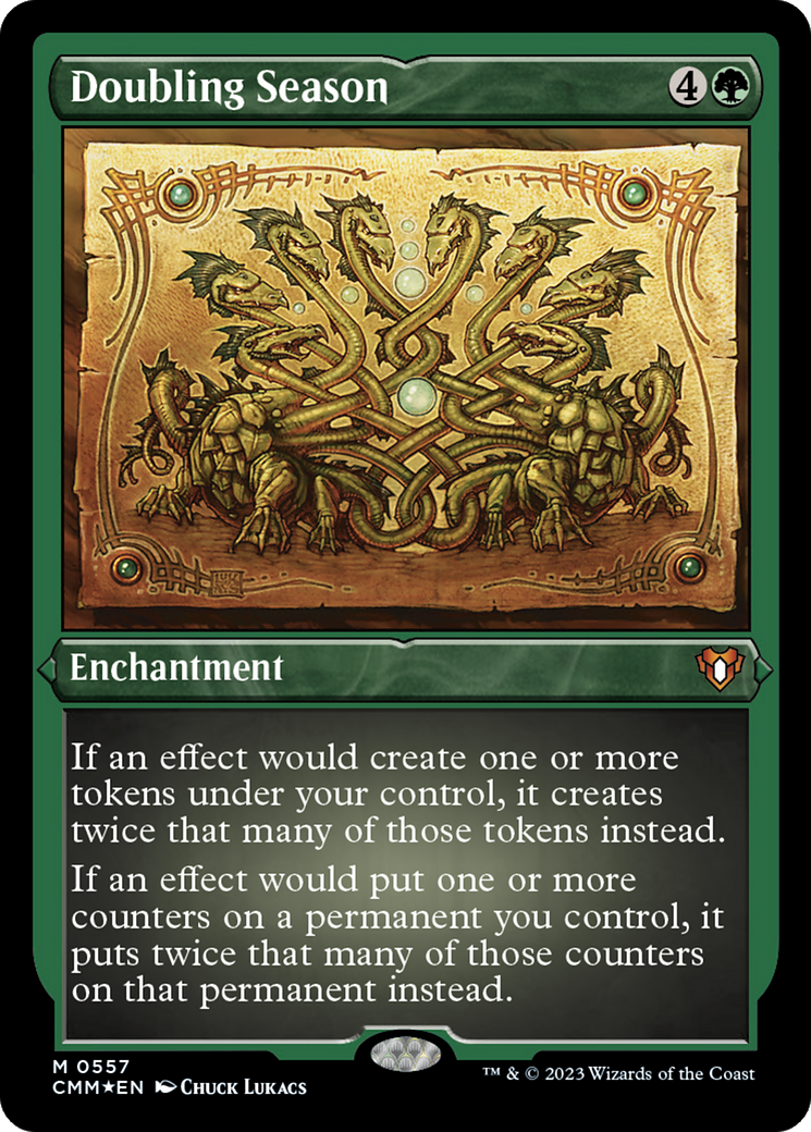 Doubling Season (CMM-557) (Etched Foil)