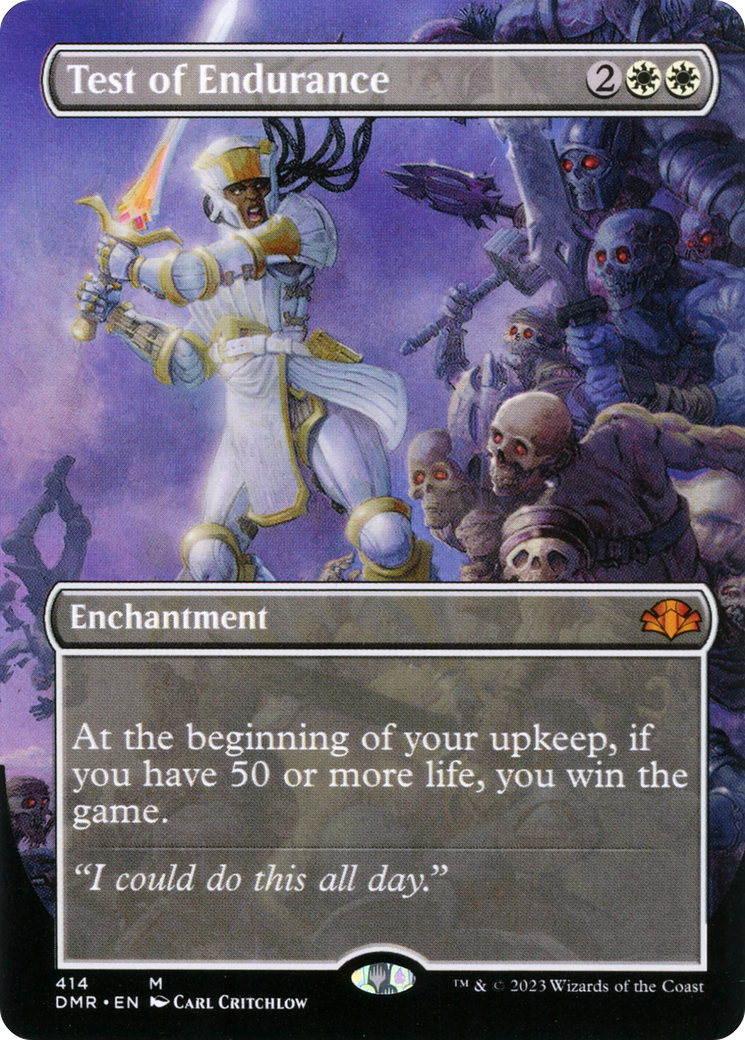 Test of Endurance (DMR-414) (Borderless) (Foil)